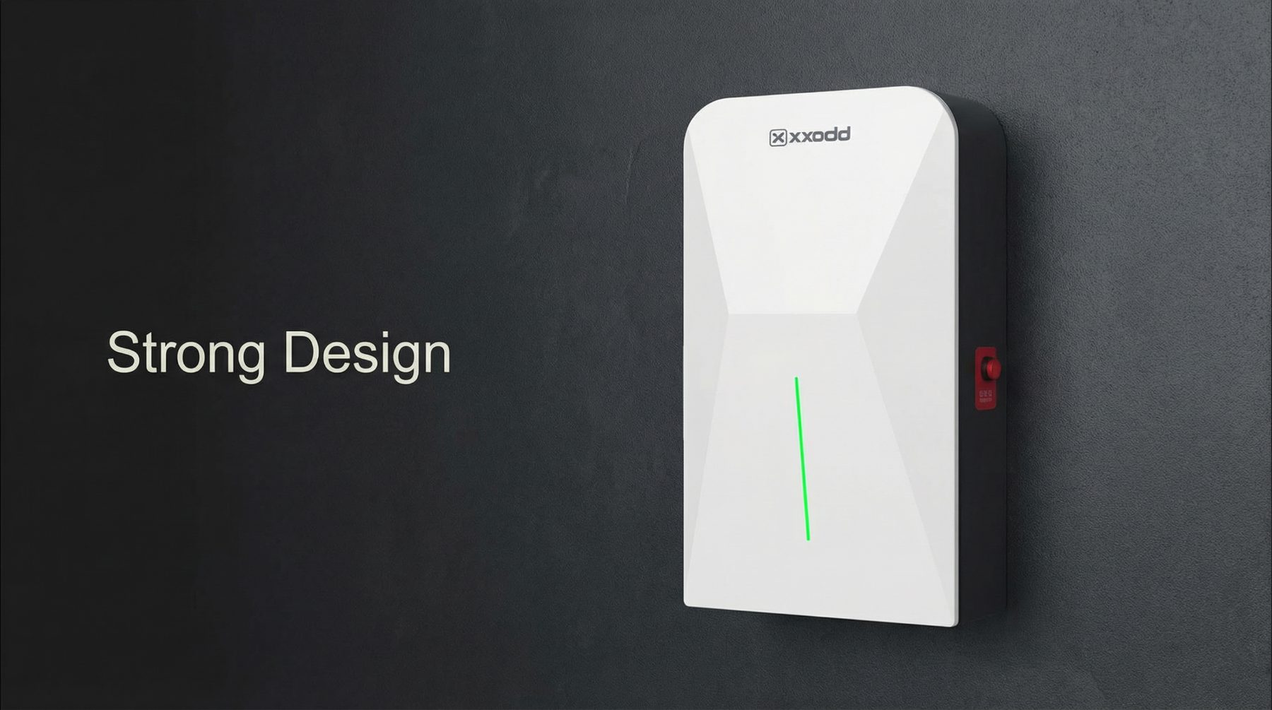 QuickCharge aan een buitenmuur